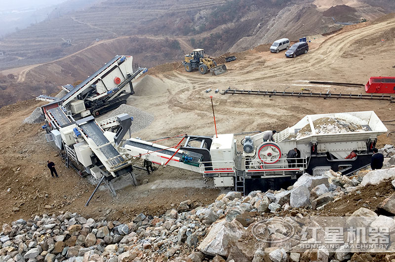 時產150噸履帶移動破碎站