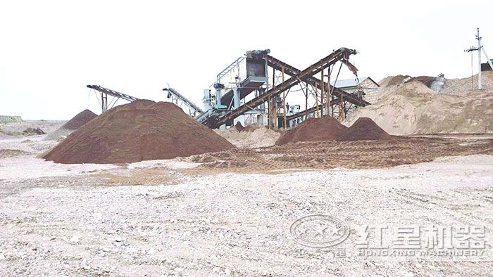 制沙生產(chǎn)現(xiàn)場