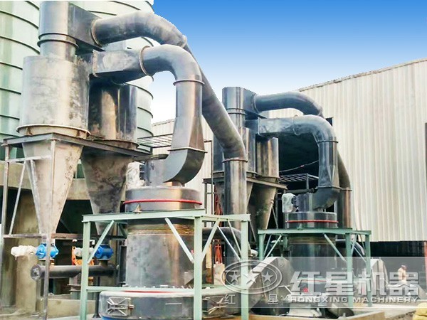 1100tph雷蒙磨現場作業圖