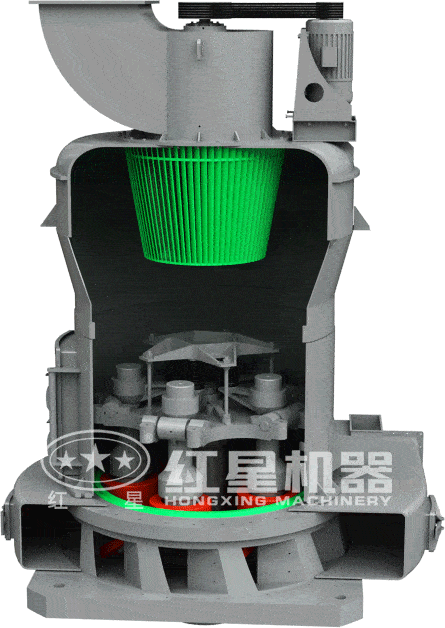 1100tph雷蒙磨結構圖