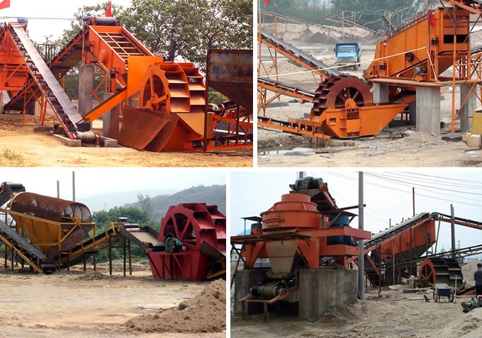 3020型洗沙機現(xiàn)場作業(yè)圖