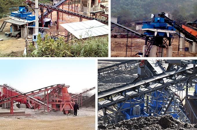 時產100噸風化石制砂機