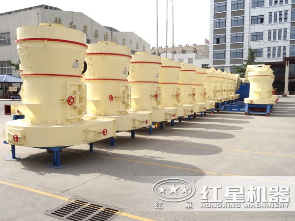 廠區排列整齊的5R立式磨粉機 廠區排列整齊的5R立式磨粉機