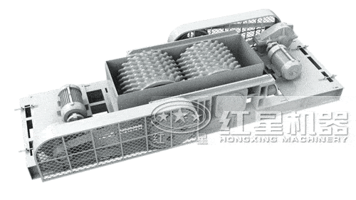 對(duì)輥式破碎機(jī)工作原理圖