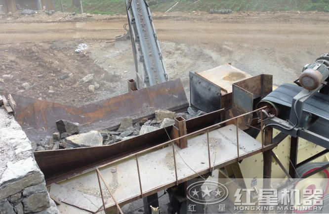 重錘式破碎機客戶現場 重錘式破碎機客戶現場