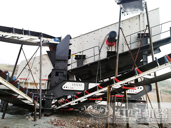 670t/h砂石HD反擊碎石機_破碎機現場作業圖 670t/h砂石HD反擊碎石機_破碎機現場作業圖