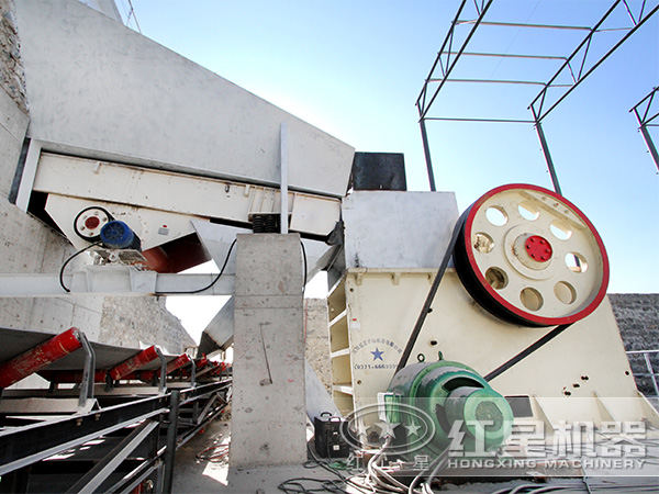 時產二千噸的砂石生產線