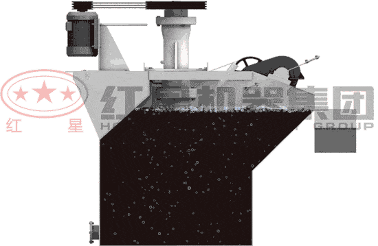 浮選機(jī)工作原理圖 浮選機(jī)工作原理圖