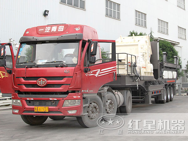 打石子的機器設備發貨現場 打石子的機器設備發貨現場