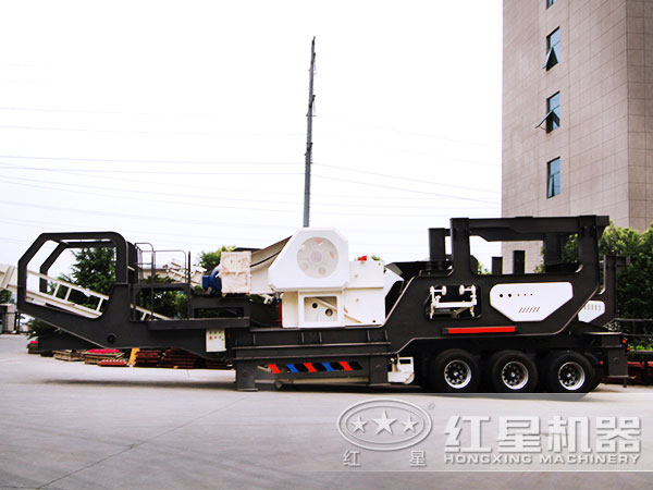 日產(chǎn)2000方河石破碎篩分一體機(jī)廠區(qū)發(fā)貨圖