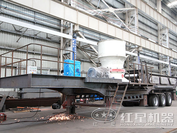 圓錐破移動破碎機圖