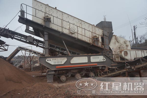 建筑垃圾處理粉碎現場 建筑垃圾處理粉碎現場