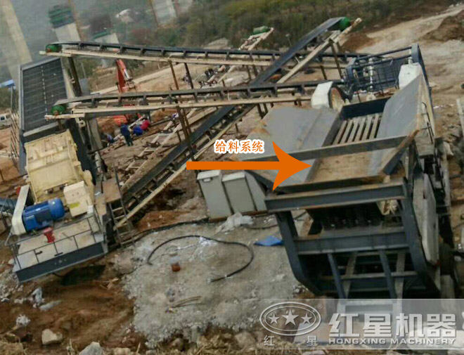 流動(dòng)粉砂機(jī)的給料系統(tǒng)