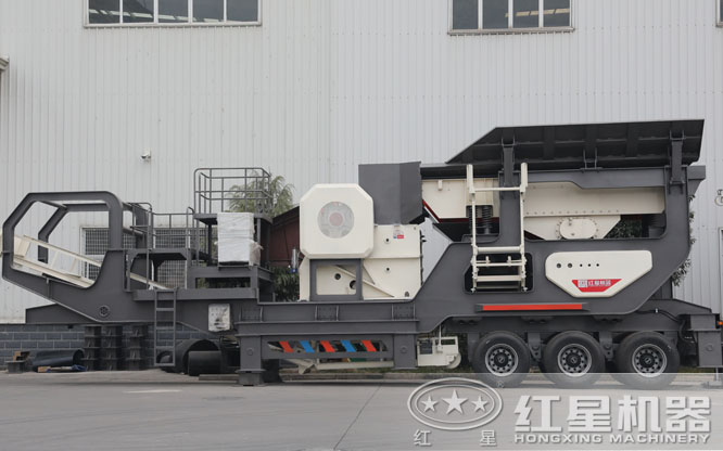移動式石英砂破碎機 移動式石英砂破碎機