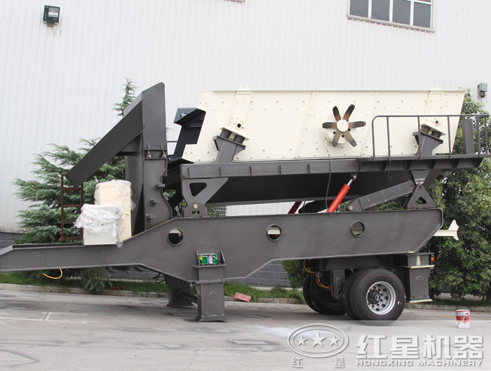 獨立式移動篩沙機