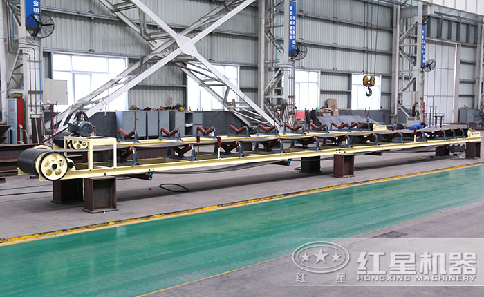 皮帶輸送機車間展示