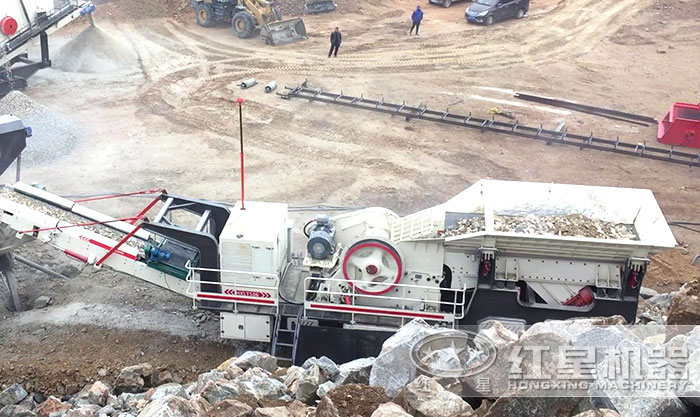 履帶移動破碎機