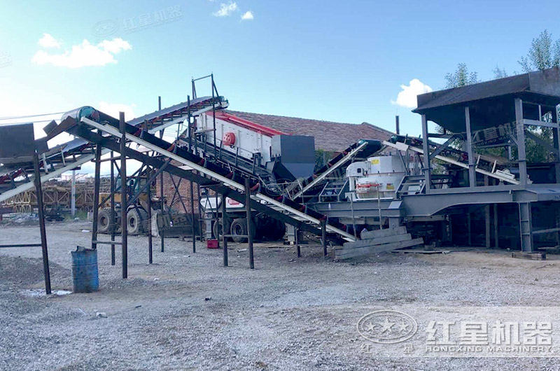 紅星移動制沙多級組合生產現場 紅星移動制沙多級組合生產現場