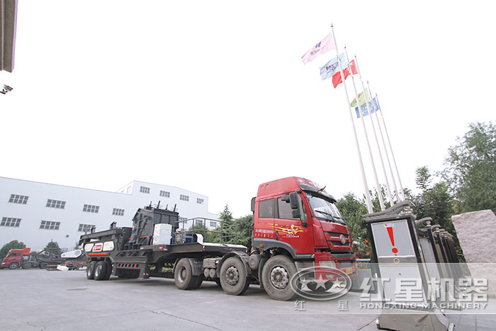 車(chē)載粉碎機(jī)車(chē)頭遷移下轉(zhuǎn)場(chǎng)