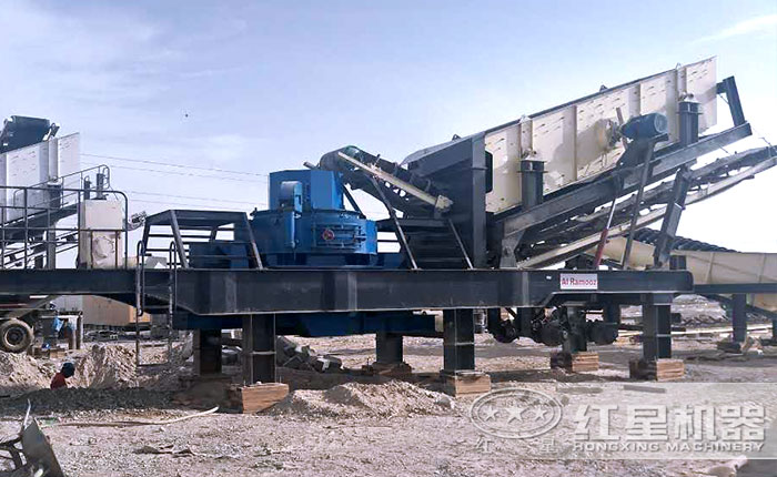 阿曼 時產300T 建筑垃圾制砂移動站