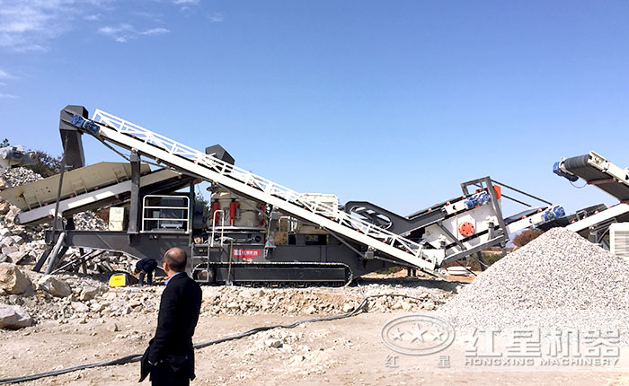 全自動(dòng)履帶自走式移動(dòng)破碎生產(chǎn)線