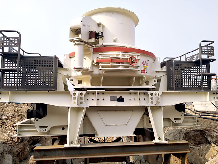 HVI制砂機安裝作業現場