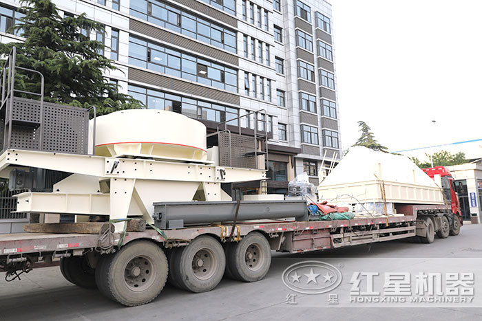 紅星河卵石制砂機發貨