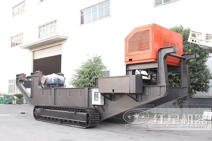 全自動移動式履帶建筑垃圾破碎機配置電機 全自動移動式履帶建筑垃圾破碎機配置電機