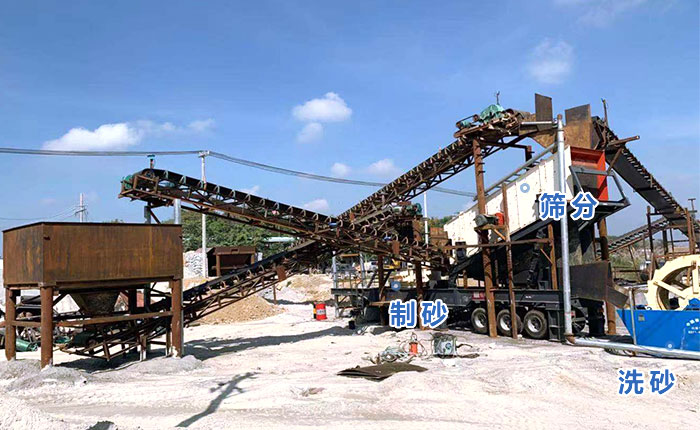 小型移動一體式制砂機(jī)