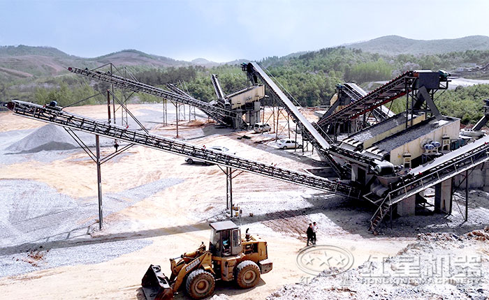 南陽時產(chǎn)800t 玄武巖破碎線