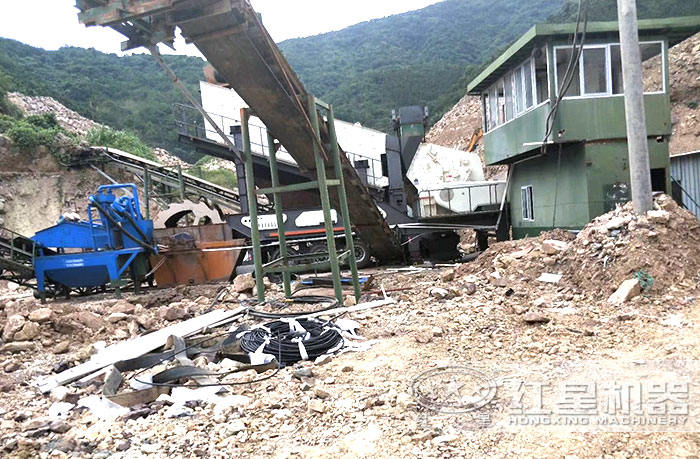 移動沙石破碎機