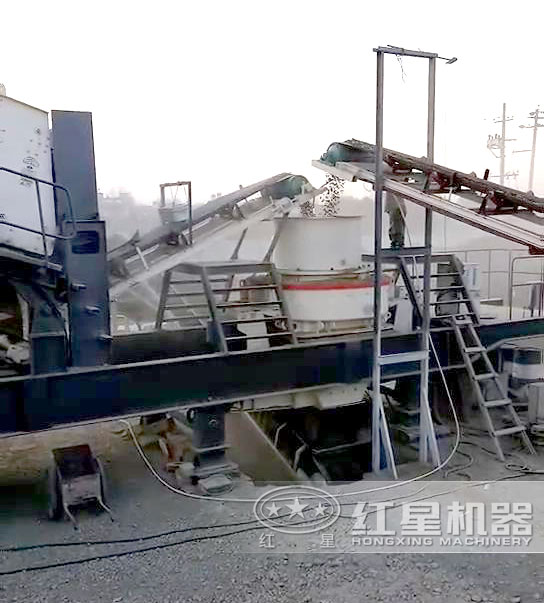 移動配置制沙作業現場