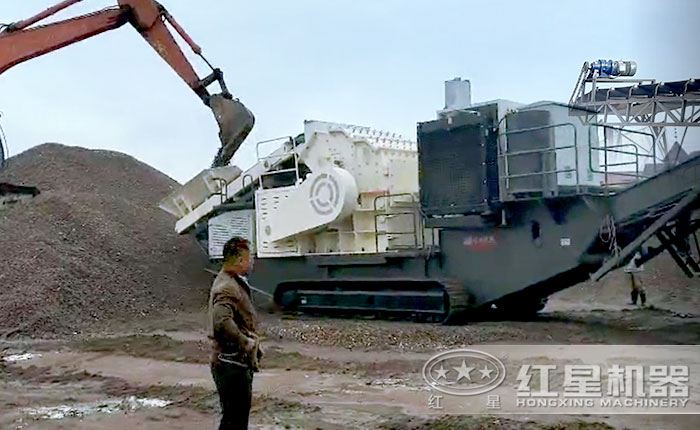 履帶細碎制砂機