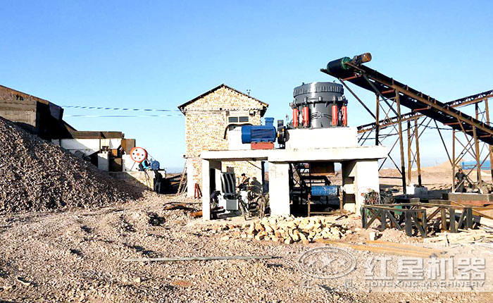 湖北咸寧碎石生產(chǎn)線