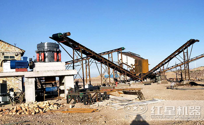 湖北咸寧碎石生產(chǎn)線