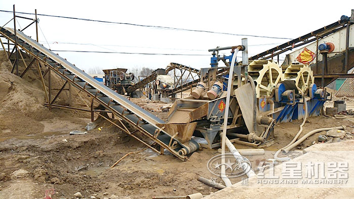 水洗砂生產(chǎn)線