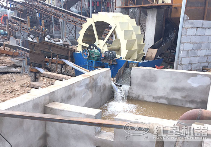 洗砂機施工現(xiàn)場 洗砂機施工現(xiàn)場