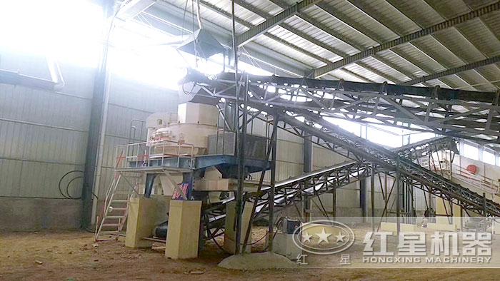 沖擊式制砂機作業現場 沖擊式制砂機作業現場