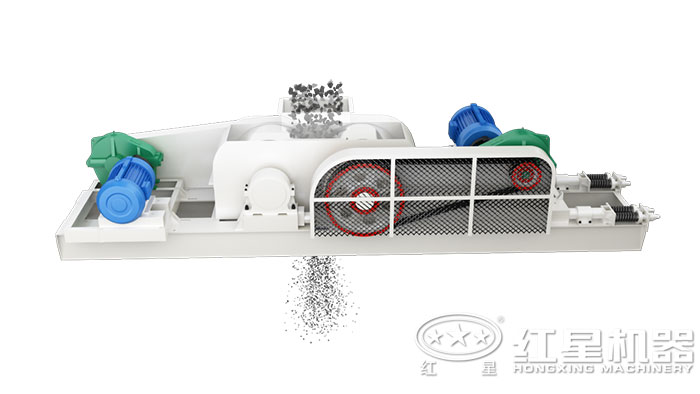 對(duì)輥制砂機(jī)作業(yè)原理