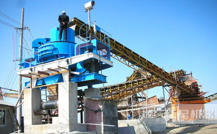 河北石灰石制砂機生產(chǎn)現(xiàn)場 河北石灰石制砂機生產(chǎn)現(xiàn)場