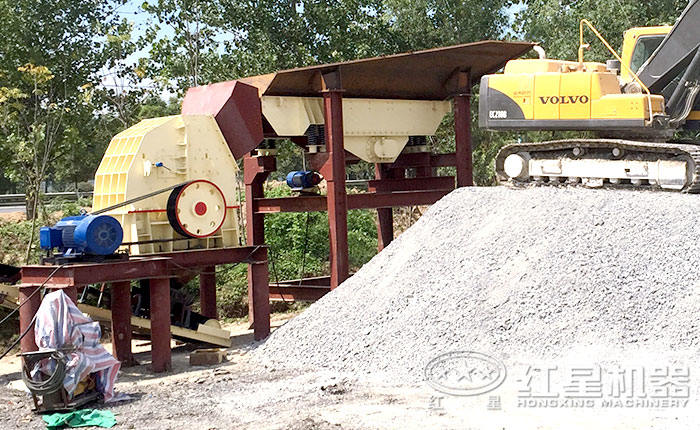 PCZ錘式破碎機現場 PCZ錘式破碎機現場