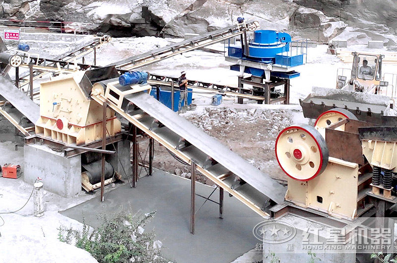 鄂式破碎機+反擊破 鄂式破碎機+反擊破