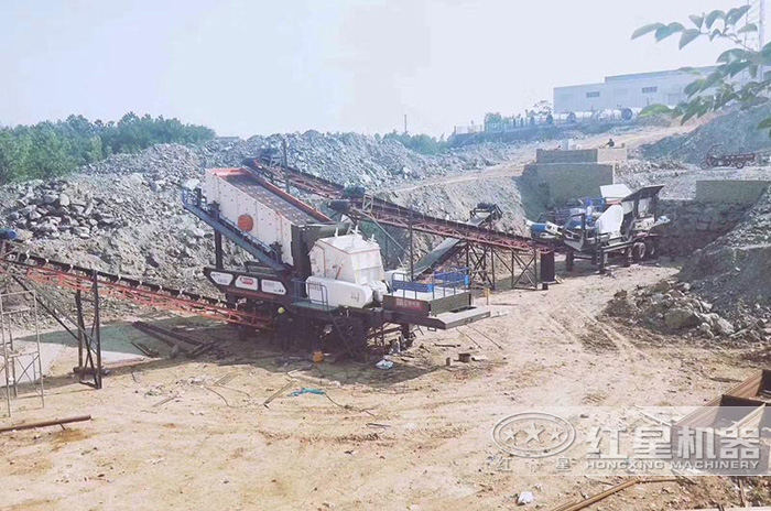 反擊破移動建筑垃圾分類設備