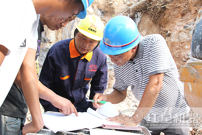 紅星售后人員現場指導作業