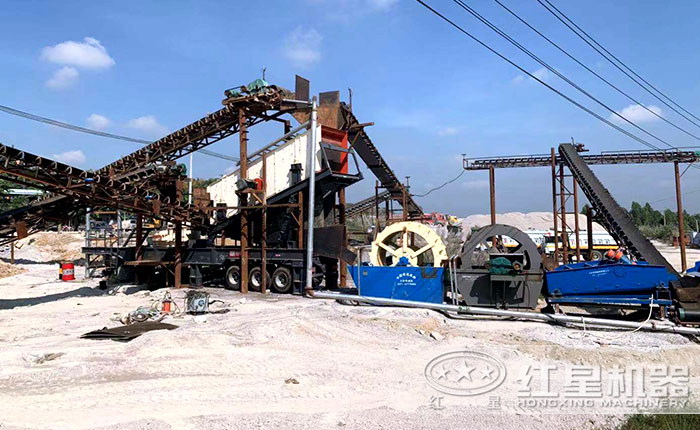 移動小型制砂機——油電兩用