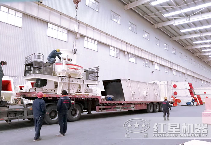紅星機(jī)器人工打沙設(shè)備發(fā)貨