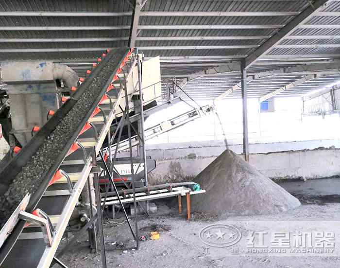 日產3000噸移動制沙現場