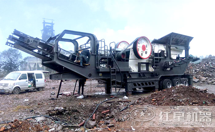 輪胎式移動破碎設備