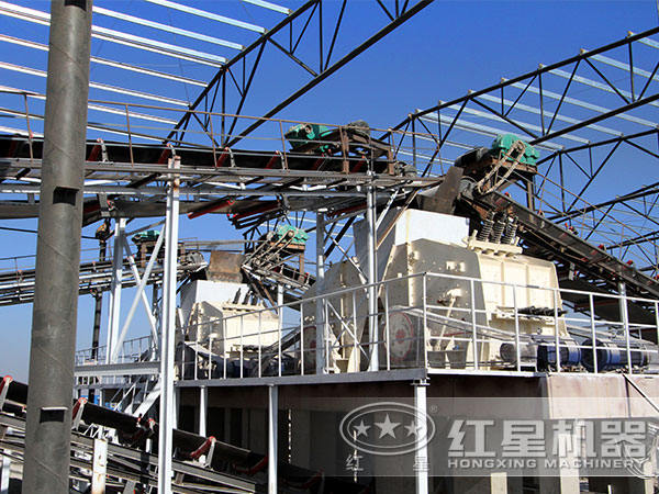 山石破碎生產線