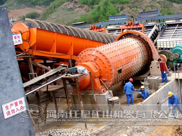 磨礦分級(jí)工藝現(xiàn)場(chǎng)